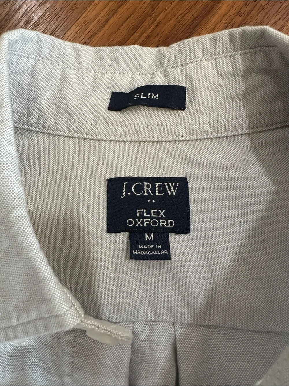 J. Crew Men’s White Lightweight Button-Up Shirt Jacket